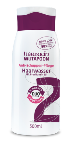 Herbacin Wutapoon Anti-Schuppen Haarwasser mit Provitamin B5 300 ml