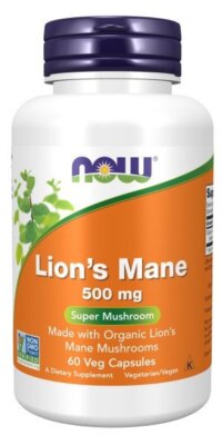 Now Foods Lions Mane 60 овощных капсул