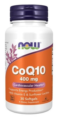 Now Foods CoQ10 400 мг 30 мягких таблеток