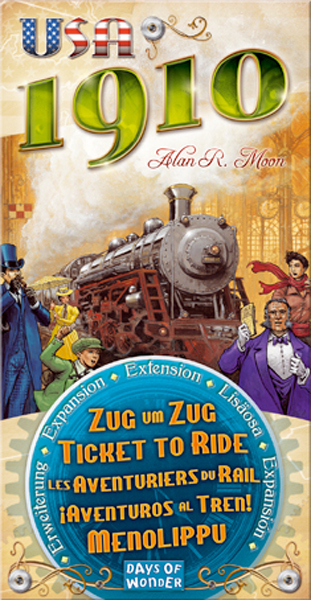 New Ticket To Ride Usa 1910 Card Expansion For Board Game Days Of