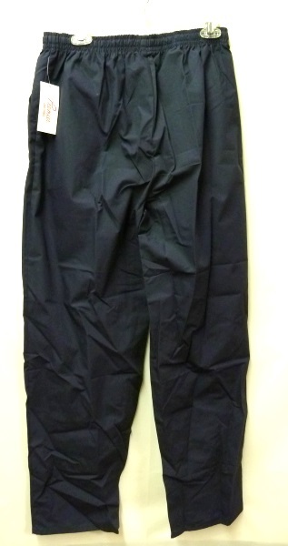 Scrub Pants Expo Uniforms Navy Large Elastic Drawstring Bottoms Women's New