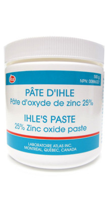 Atlas Ihle's Paste 25% Zinc Oxide 500g From Canada - Free Shipping