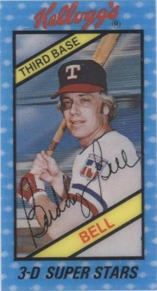 1980 Kellogg's 3-D Super Stars - Buddy Bell #53