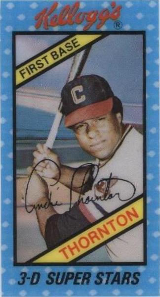1980 Kellogg's 3-D Super Stars - Andre Thornton #28