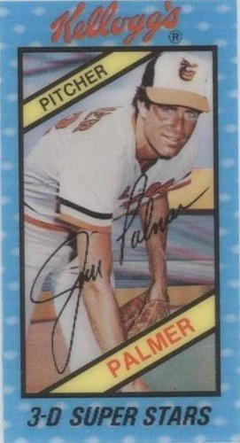 1980 Kellogg's 3-D Super Stars - Jim Palmer #15