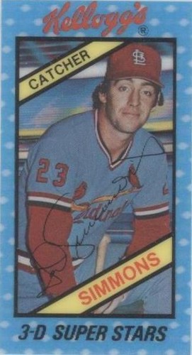 1980 Kellogg's 3-D Super Stars Baseball Trading Cards