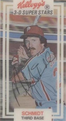 1983 Kellogg's 3-D Super Stars - Mike Schmidt #58