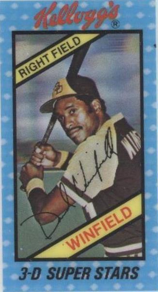 1980 Kellogg's 3-D Super Stars - Dave Winfield #32