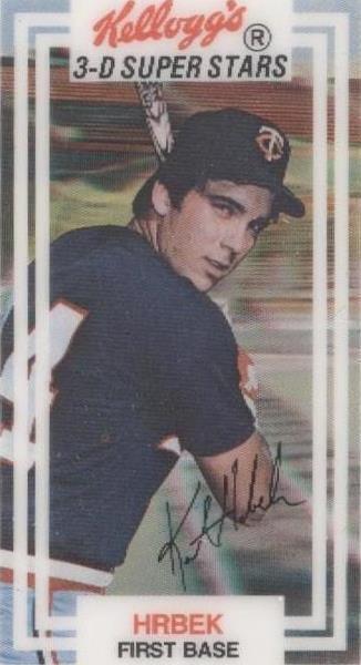 1983 Kellogg's 3-D Super Stars - Kent Hrbek #53