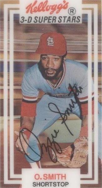 1983 Kellogg's 3-D Super Stars - Ozzie Smith #21
