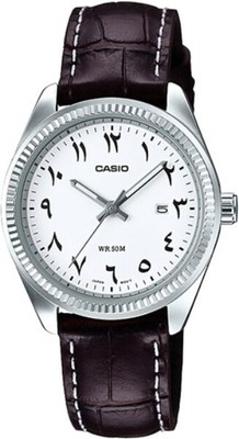 Casio Genuine Leather Band Date Display Watch LTP-1302L-7B3