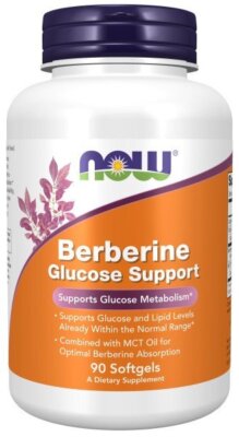 Now Foods Berberine Glucose Support 90 мягких капсул