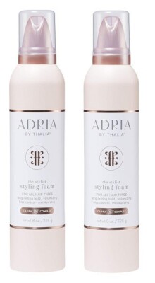 Lot of 2 New Adria By Thalia THE STYLIST Styling Foam 8 oz each
