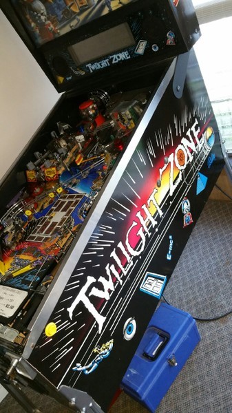 Twilight Zone pinball machine  clean and maintained in home most of its life