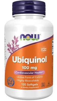 Now Foods Убихинол 100 мг 120 мягких таблеток