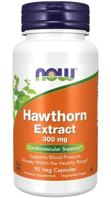 Экстракт боярышника Now Foods 300 мг, 90 растительных капсул