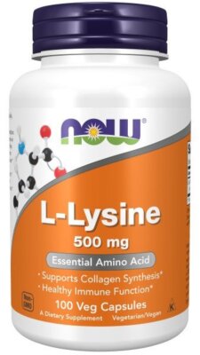 Now Foods Lysine 500 мг 100 растительных капсул