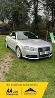 2008 Audi A4 TDI CABRIOLET S LINE CONVERTIBLE Diesel Automatic