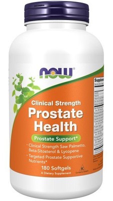 Now Foods Clinical Strength Prostate Health 180 мягких таблеток