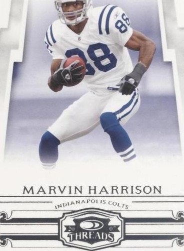2007 Donruss Threads Marvin Harrison #86