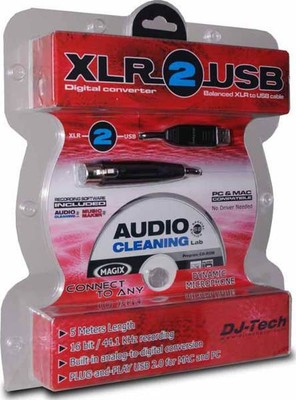 DJ-Tech XLR-2-USB Audio Cable Adapter XLR Audio - 16.40 ft (xlr2usb)