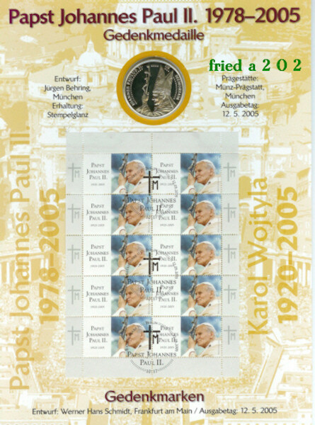 2005: Papst Johannes Paul II.