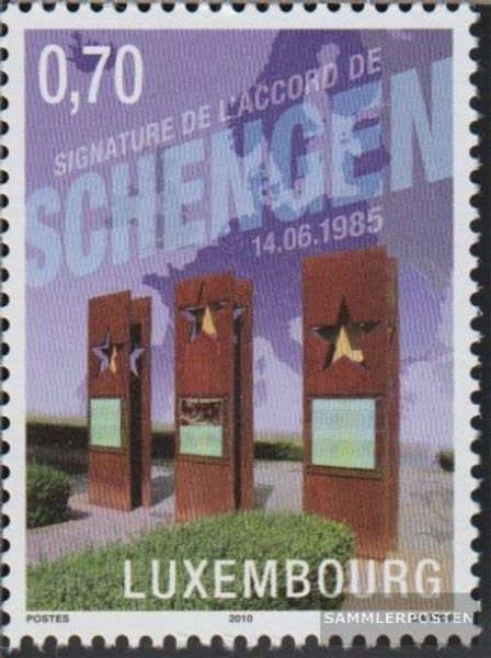 Luxemburg 1855 (Kompl.Ausg.) Postfrisch 2010 Schengener Abkommen