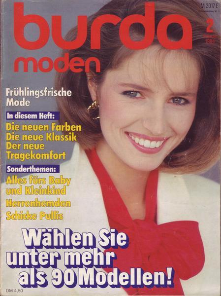 Burda Moden 2 Februar 1984 Wählen Sie unter mehr als 90 Modellen!