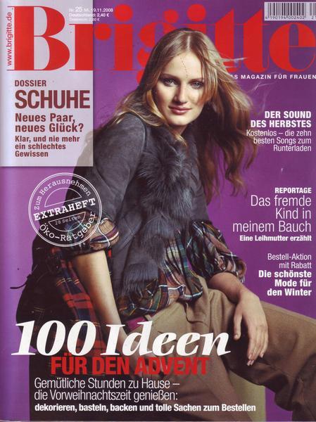 Brigitte Nr. 25/2008 19.11.2008 Dossier Schuhe Neues Paar neues Glück?