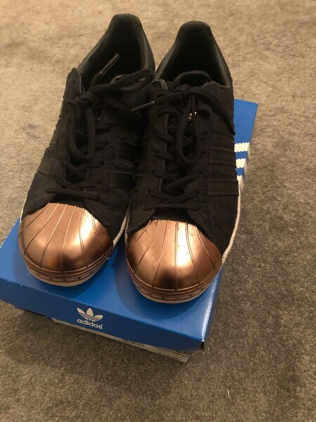 adidas superstar 80s rose gold metallic