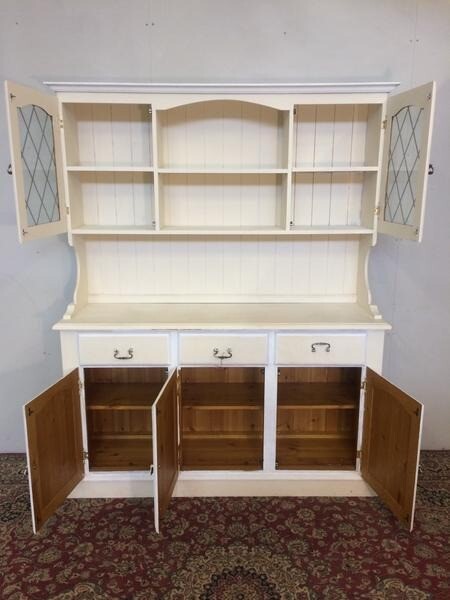 White Painted Pine Welsh Dresser In Stroud Gloucestershire