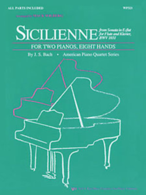 ''Sicilienne'' FOR TWO PIANOS-EIGHT HANDS-QUARTET MUSIC BOOK-BRAND NEW ON SALE!!