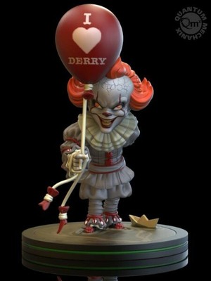 Quantum Mechanix QMx It Chapter 2 Pennywise Q-Fig PVC Figure Brand New In Stock