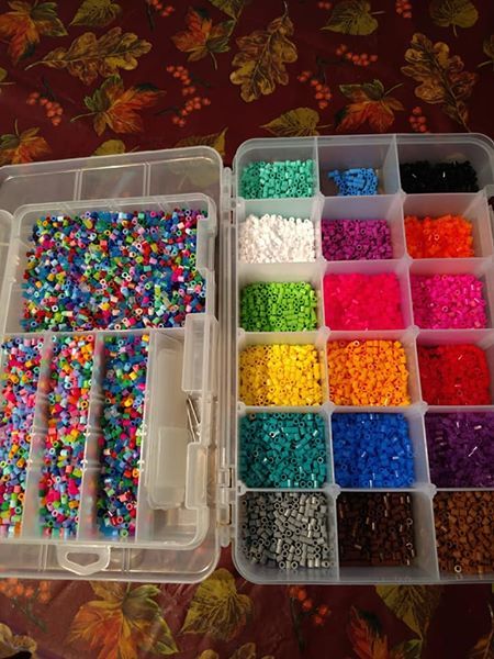 Perler Funfusion Kids ironing beads crafting
