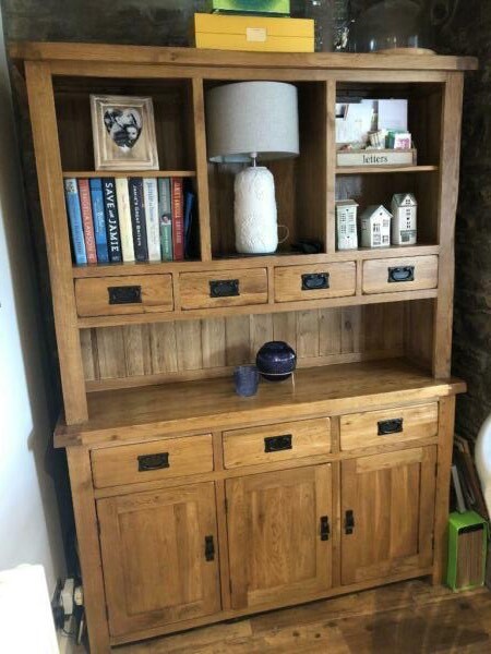 Oak Furniture Land Solid Oak Large Rustic Dresser In St George