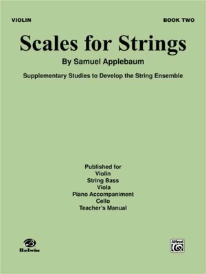 Scales for Strings, Book II Violin, Paperback by Applebaum, Samuel, Brand New...