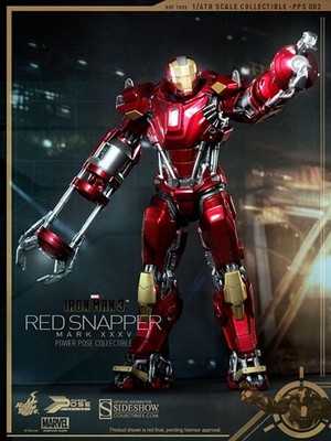 Man 3 Mark Xxxv (mk35) Red Snapper Figurine 1:6 Figure Hot Toys Pps002