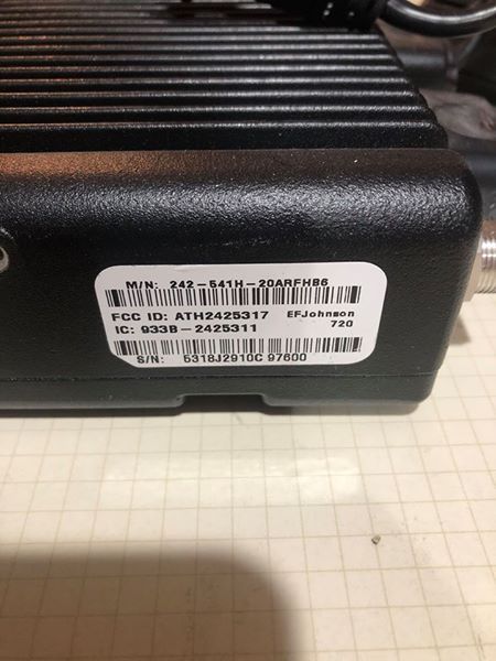 EF Johnson 5300 VHF P25 with Lightning Head