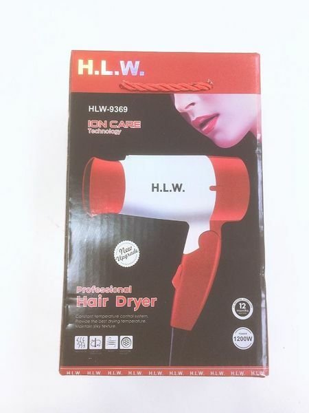 AsciugaCapelli Phon Fono Portatile Da Viaggio HLW-9369 Ion Care 1200w Linq