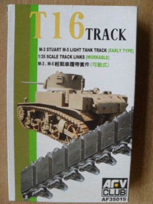 AFV Club 1/35 British M3 Stuart, M5 Light Tank Workable Track (Early Type) AF350