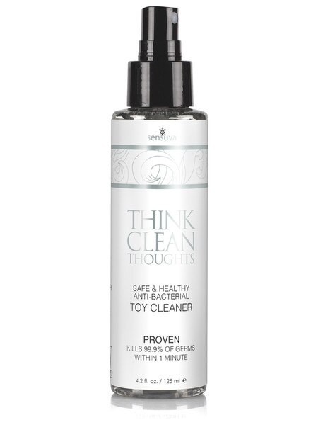 Sensuva Think Clean Thoughts Anti-Bacterial Toy Cleaner 125ml