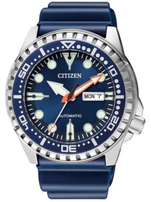 Pre-owned Citizen Nh8381-12lb Marine Automatic 100m Sports Watch Blue