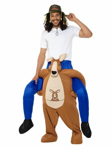 Adult Piggy Back Kangaroo Costume (One Size) Pk 1