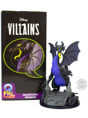 QMx Disney Sleeping Beauty Q-Fig Max Elite Maleficent Dragon Figure New In Stock