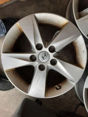 2011-2013 Hyundai Elantra Wheel Rim 16x6-1/2 Alloy 5 Single Twist Angled Spoke