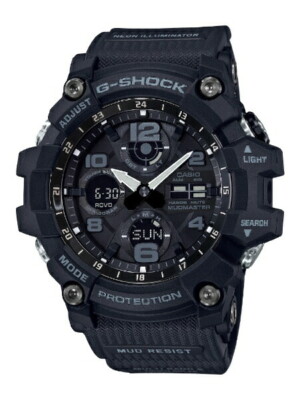 Pre-owned Casio G-shock Gwg-100-1ajf Mudmaster Atomic Radio Solar Men's Watch In Box