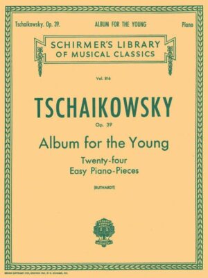 Album for the Young, 24 Easy Pieces, Op. 39, Paperback by Tchaikovsky, Peter ...