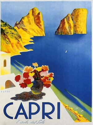 絵画 CARTUSIA CAPRI vintage poster $_1.JPG?set_id=880000500F