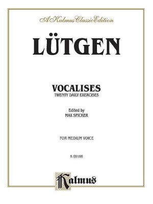 Vocalises : 20 Daily Exercises, Medium Voice, Paperback by Alfred Publishing ...