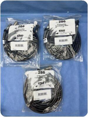 LOT OF 3 CINCINNATI SUB-ZERO 286 9' REUSABLE CONNECTING HOSE @ (335139)